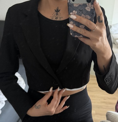 Damen blazer cropped kurz - blazer,