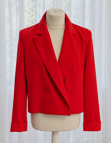 Damen blazer rot - blazer, kurz