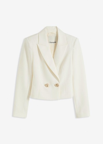 Kurzblazer 54 wollweiß - kurzblazer,