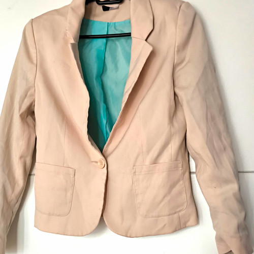 Damen blazer beige 36 - h&m, gr.