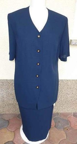 Damen kostüm kurzarm - blazer, +