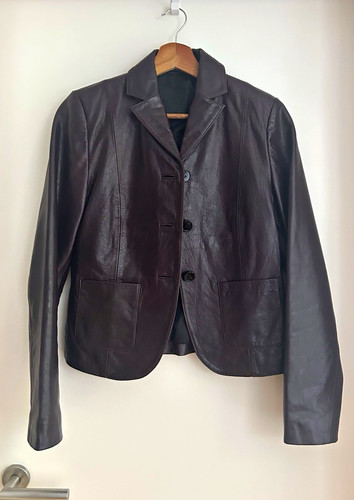 Mango blazer lederjacke - blazer,