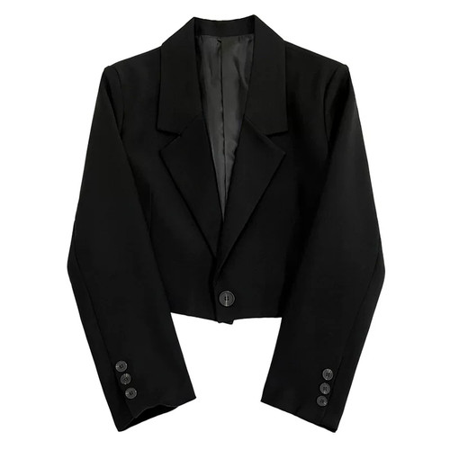Damen kurz blazer mit - damen, kurz-blazer