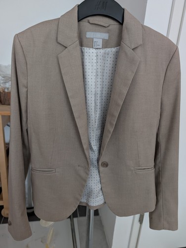 Damen blazer beige 38 - h&m,