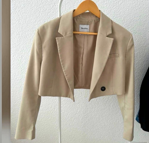 Bershka damen blazer beige - damen,
