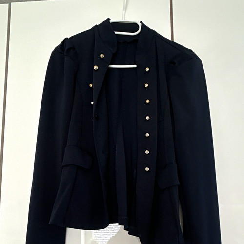 Damen blazer dunkelblau kurz - dunkelblau,