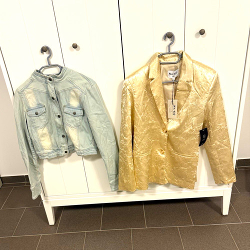 Damen blazer gold kurz - blazer,