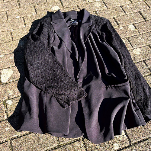 Xxl damen blazer schwarz mit - xxl,