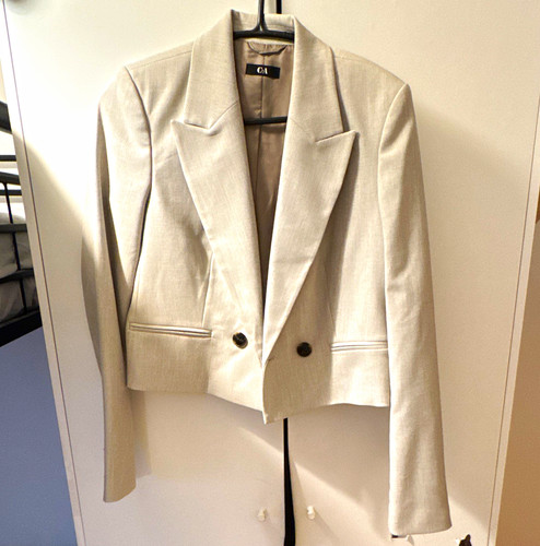 Damen blazer 34 beige - blazer,