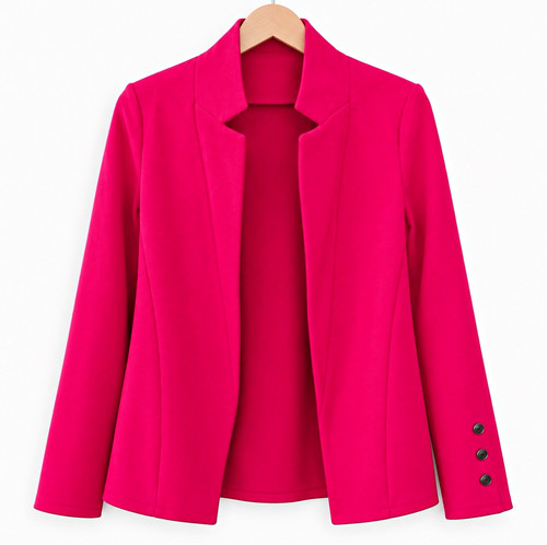 Damen blazer pink - pink, kurz