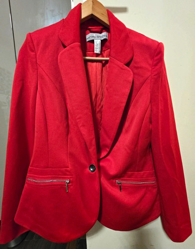 Ashley brooke damen blazer - damen, rot