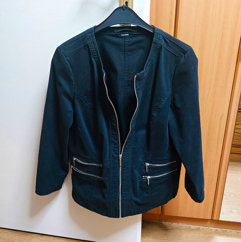 Jeansblazer schwarz baumwolle - ,