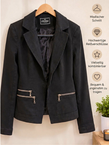 Clockhouse damenblazer schwarz - damenblazer,
