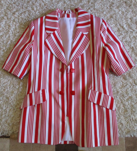 Rot weiß gestreifter - rot/weiß, blazer