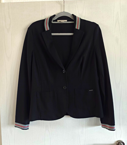 Comma damen blazer schwarz - schwarz, gr