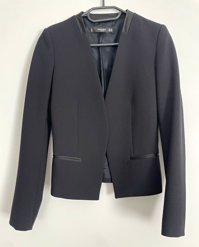 Mango damen blazer - schwarz, gr