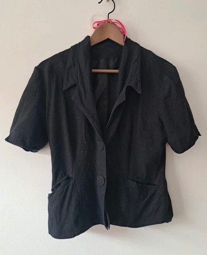 Vintage kurzarm blazer jacke - vintage,