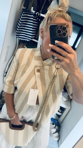 Zara leinen blazer - zara, m
